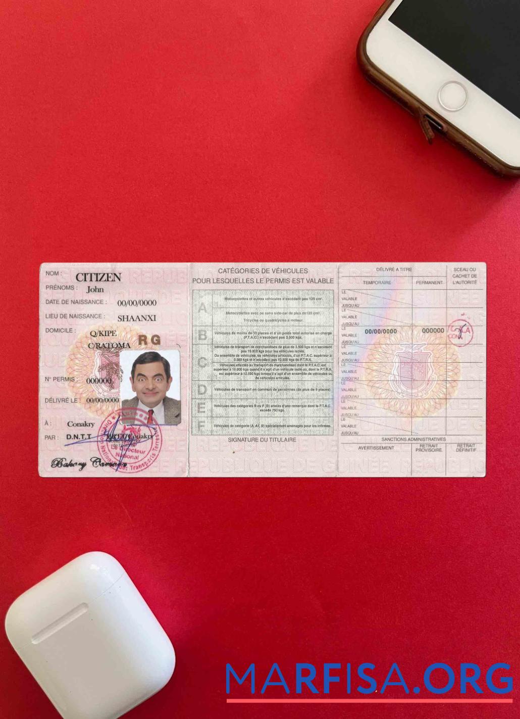 Printable Guinea DL photolook sample